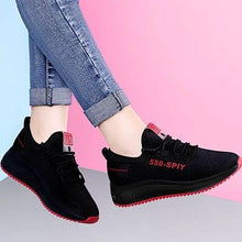 Load image into Gallery viewer, Women's Breathable Non-slip Platform Fashion Autumn New Casual Running Shoes Black Sneakers Lightweight Mesh Tennis Sneaker Fashion Athletic Walking Shoes