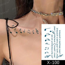 Load image into Gallery viewer, Women's Different Stickers Tattoo Temporary Waterproof Neck Arm Leg Tattoo Colorful Design