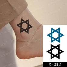 Load image into Gallery viewer, Women's Different Stickers Tattoo Temporary Waterproof Neck Arm Leg Tattoo Colorful Design