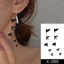Load image into Gallery viewer, Women's Different Stickers Tattoo Temporary Waterproof Neck Arm Leg Tattoo Colorful Design
