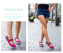 Load image into Gallery viewer, Women's Espadrilles Casual Shoes Spring Comfortable Sneakers Breathable Flat Shoes Summer Outdoor Slip On Fashion Breathable Mesh Casual Shoes Flat Shoes Women Espadrille