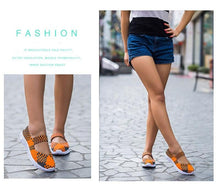 Load image into Gallery viewer, Women's Espadrilles Casual Shoes Spring Comfortable Sneakers Breathable Flat Shoes Summer Outdoor Slip On Fashion Breathable Mesh Casual Shoes Flat Shoes Women Espadrille