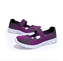 Load image into Gallery viewer, Women's Espadrilles Casual Shoes Spring Comfortable Sneakers Breathable Flat Shoes Summer Outdoor Slip On Fashion Breathable Mesh Casual Shoes Flat Shoes Women Espadrille
