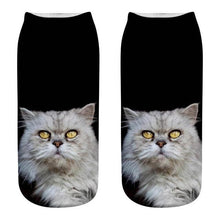 Load image into Gallery viewer, Women's Funny Animal Cute 3D Print Kitten Socks Women Ankle Socks Unisex Socks Fashion Socks Cartoon Cat Fashion Style Casual Boat Socks For Men And Women