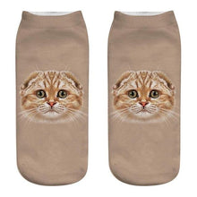Load image into Gallery viewer, Women's Funny Animal Cute 3D Print Kitten Socks Women Ankle Socks Unisex Socks Fashion Socks Cartoon Cat Fashion Style Casual Boat Socks For Men And Women