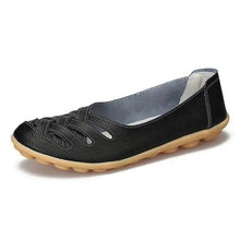 Load image into Gallery viewer, Women's Genuine Leather Flats Sandals Elegant Comfortable Soft Non Slip Design For Women