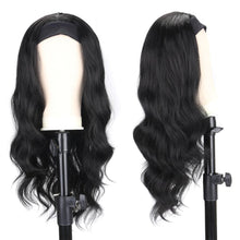 Load image into Gallery viewer, Women's Headband Wig Body Wave Natural Black Blonde Wigs with Headband Fake Hair Synthetic Wigs For Black Women Cosplay Wigs For Women Gifts for girlfriends