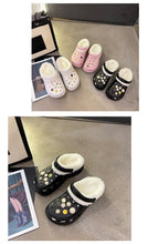 Load image into Gallery viewer, Women's Slippers Summer New Thick Soles Fashion Leather Shoes Flip Flops Women Clogs Winter Slippers Arch Support House Slippers Slip On Garden Shoes Warm Home Shoes