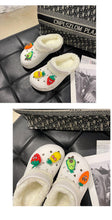 Load image into Gallery viewer, Women's Slippers Summer New Thick Soles Fashion Leather Shoes Flip Flops Women Clogs Winter Slippers Arch Support House Slippers Slip On Garden Shoes Warm Home Shoes