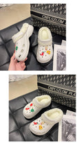 Load image into Gallery viewer, Women's Slippers Summer New Thick Soles Fashion Leather Shoes Flip Flops Women Clogs Winter Slippers Arch Support House Slippers Slip On Garden Shoes Warm Home Shoes