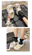 Load image into Gallery viewer, Women's Slippers Summer New Thick Soles Fashion Leather Shoes Flip Flops Women Clogs Winter Slippers Arch Support House Slippers Slip On Garden Shoes Warm Home Shoes