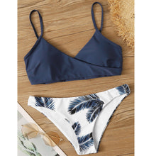 Load image into Gallery viewer, Women's Swimsuit Bikini Swimwear Floral Random Print Bikini Set Push-Up Bikinis Swim Suit Female Beachwear Swim Women Swimsuits Halter Push Up Bikini Two Piece Bathing Suits For Women