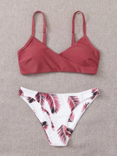 Load image into Gallery viewer, Women's Swimsuit Bikini Swimwear Floral Random Print Bikini Set Push-Up Bikinis Swim Suit Female Beachwear Swim Women Swimsuits Halter Push Up Bikini Two Piece Bathing Suits For Women