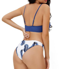 Load image into Gallery viewer, Women's Swimsuit Bikini Swimwear Floral Random Print Bikini Set Push-Up Bikinis Swim Suit Female Beachwear Swim Women Swimsuits Halter Push Up Bikini Two Piece Bathing Suits For Women