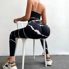 Load image into Gallery viewer, Women's Unique Yoga Pants Tummy Control High Waist Workout Running Seamless Yoga Pant High Elastic Sports Fitness Legging Women High Waist Gym Running Training Girl Tight Pants