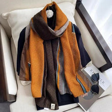 Load image into Gallery viewer, Women Scarf Leopard Print Cotton Large Size Scarfs For Winter Shawls Winter Warm Casual Wear For Women Lovely Floral Tassel Cotton ab Shawls Lady Silk Wraps Scarves