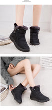 Load image into Gallery viewer, Women Snow Boots Warm Short Fur Plush Winter Ankle Boots Zip Comfort Warm Shoes Anti-Slip Fur Lined Ankle Short Boots Waterproof Slip On Outdoor Lightweight Shoes
