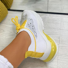 Load image into Gallery viewer, Women Sport Elegant Sneakers Platform Shoes Flats Solid Casual Spring Summer New Fashion Women's Vulcanized Running Sneakers Walking Tennis Shoes Lightweight Breathable Design