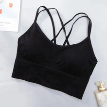 Load image into Gallery viewer, Women Sports Bra Sexy Brathable Sports Top Yoga Bra Push Up Top Female Gym Fitness Sports Underwear Female Seamless bra