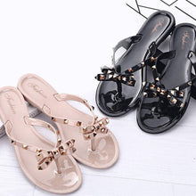 Load image into Gallery viewer, Women Summer Flip Flops Slippers Slide Sandals Beach Slides Soft Sole Sandals Women Flat Thong Strap Modern Flip Flops Slip On Cute Beach Casual Cute Summer Sandals