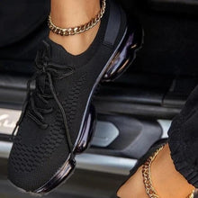 Load image into Gallery viewer, Women Trendy Sneakers Fashion Cushion Lace Up Running Sport Sneakers Outdoor Sport Shoes Spring Summer Couple Cushion Flats Training Running Breathable Sneakers