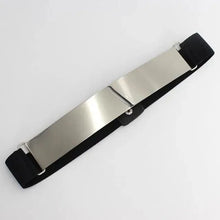 Load image into Gallery viewer, Women Vintage Stretch Belt Unique Black Elastic Design Stretchy Luxury Waistband Stylish Women Waist Belts