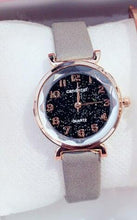 Load image into Gallery viewer, Women Watches Starry Sky Bracelet Set Watch Casual Leather Quartz Wristwatch Fashion Leather Strap Dress Analogy Display Classic Romantic With Jewelry Bracelet Set