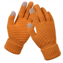 Load image into Gallery viewer, Women Winter Touch Screen Gloves Thicken Warm Knitted Stretch Gloves For Winter Wool Full Finger Outdoor Skiing Gloves Unisex Winter Gloves Women Touch Screen Gloves Knitted Gloves for Girls Stylish Winter Gloves