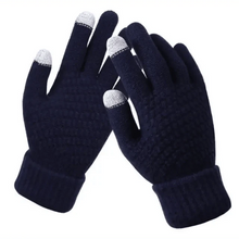 Load image into Gallery viewer, Women Winter Touch Screen Gloves Thicken Warm Knitted Stretch Gloves For Winter Wool Full Finger Outdoor Skiing Gloves Unisex Winter Gloves Women Touch Screen Gloves Knitted Gloves for Girls Stylish Winter Gloves
