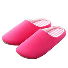 Load image into Gallery viewer, Women Winter Warm Home Slippers Couple Shoes Plush Cat Animal Slip On Soft Indoor Flats Comfort Cozy Memory Foam Scuff Slippers Slip On Warm House Shoes