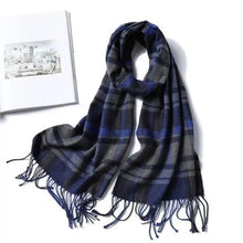 Load image into Gallery viewer, Women Winter Warm Scarf Shawl Fashion Plain Soft Long Scarves For Women Casual Wear Travel Friendly Scarfs Warm Winter Scarf Double Sided Thick Shawl Women Students Scarf