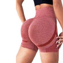 Load image into Gallery viewer, Women Yoga Shorts High Waist Workout Shorts Fitness Yoga Lift Butt Fitness Ladies Yoga Gym Running Short Pants Sportswear