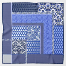 Load image into Gallery viewer, Dafne - Silk Scarf Shawl - Blue