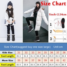 Load image into Gallery viewer, Womens Boots Waterproof Winter Shoes Snow Boots Keep Warm Ankle Winter Boots With Thick Fur Heels Women Ankle Hiking Shoes Waterproof Non Slip Warm Fur Outdoor Boots