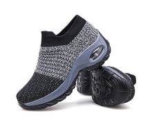 Load image into Gallery viewer, Womens Breathable Sneakers New Mesh Women Shoes Slip-On Air Cushion Casual Walking Shoes Lightweight Breathable Mesh Athletic Running Shoes Fashion Slip-on Sock Sneakers