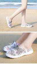 Load image into Gallery viewer, Womens Casual Clogs Breathable Beach Sandals Valentine Slippers Summer Slip On Women Flip Flops Shoes Sandals Quick Drying Slippers Walking Lightweight Rain Beach Summer Pool Water Shoes