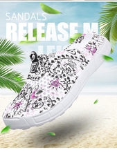 Load image into Gallery viewer, Womens Casual Clogs Breathable Beach Sandals Valentine Slippers Summer Slip On Women Flip Flops Shoes Sandals Quick Drying Slippers Walking Lightweight Rain Beach Summer Pool Water Shoes