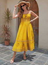 Load image into Gallery viewer, French Style Cotton Maxi Dress - Elegant Summer Charm
