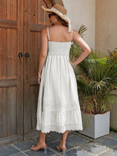 Load image into Gallery viewer, French Romantic Cotton Maxi Dress - Summer Elegance