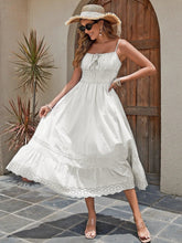 Load image into Gallery viewer, French Romantic Cotton Maxi Dress - Summer Elegance