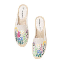 Load image into Gallery viewer, Womens Flip Flops Slippers Real Hemp Summer Rubber Floral Slides Woman Shoes Comfy House Shoes Indoor Outdoor Cozy Womens Slipper Hard Sole Orthopedic Hemp Linen Slides Slippers
