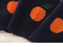 Load image into Gallery viewer, Women's Fruit Jacquard Loose Round Neck Sweater - # GIAA23510041