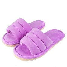 Load image into Gallery viewer, Womens Fur Slippers Winter Shoes Home Slippers Plush Women Indoor Warm Fluffy Cotton Shoes Women's Fuzzy House Memory Foam Slippers Furry Faux Fur Lined Bedroom Shoes