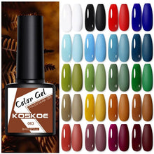 Load image into Gallery viewer, Womens Glossy Colorful 8ml Nail Gel Polish Permanent UV LED Summer Winter High Quality Fashion Design