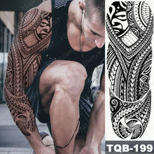 Load image into Gallery viewer, Womens Large Waterproof Temporary Sticker Tattoo Tiger Fox Luxury Design From Wonderland