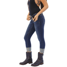 Load image into Gallery viewer, Women's Leather Biker Boots