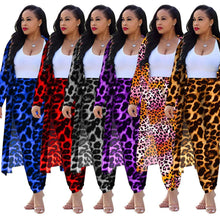 Load image into Gallery viewer, Women's Long-sleeved Leopard Print Suitcoat Suits