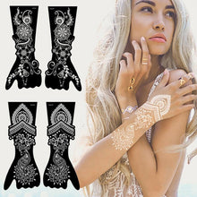 Load image into Gallery viewer, Womens Rose Tattoo Temporary Waterproof Body Tattoos Luxury Flower Design Modern Sticker