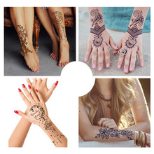 Load image into Gallery viewer, Womens Rose Tattoo Temporary Waterproof Body Tattoos Luxury Flower Design Modern Sticker