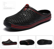 Load image into Gallery viewer, Womens Sandals Summer Fashion Hollow Out Breathable Beach Slippers Flip Flops EVA Massage Slippers Sandals Garden Clogs Shoes Women's Breathable Sandals Water Slippers